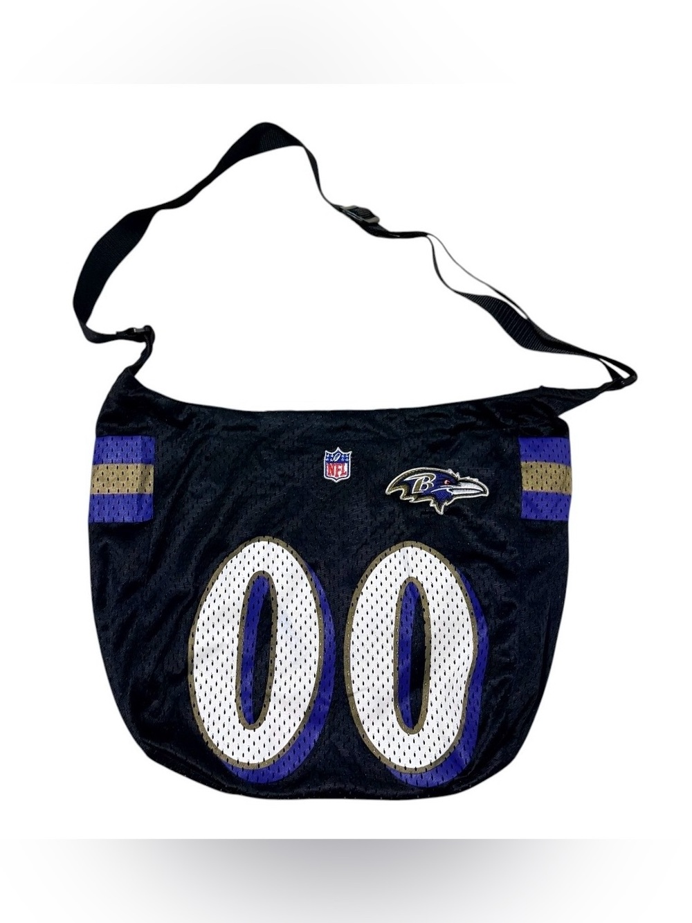 ProFANity NFL Baltimore Ravens No. 00 Jersey Hobo Bag